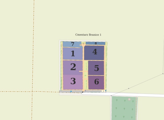 Obraz przedstawiający Cmentarz Branice