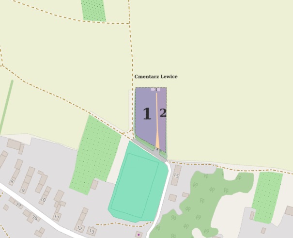 Obraz przedstawiający Cmentarz Lewice